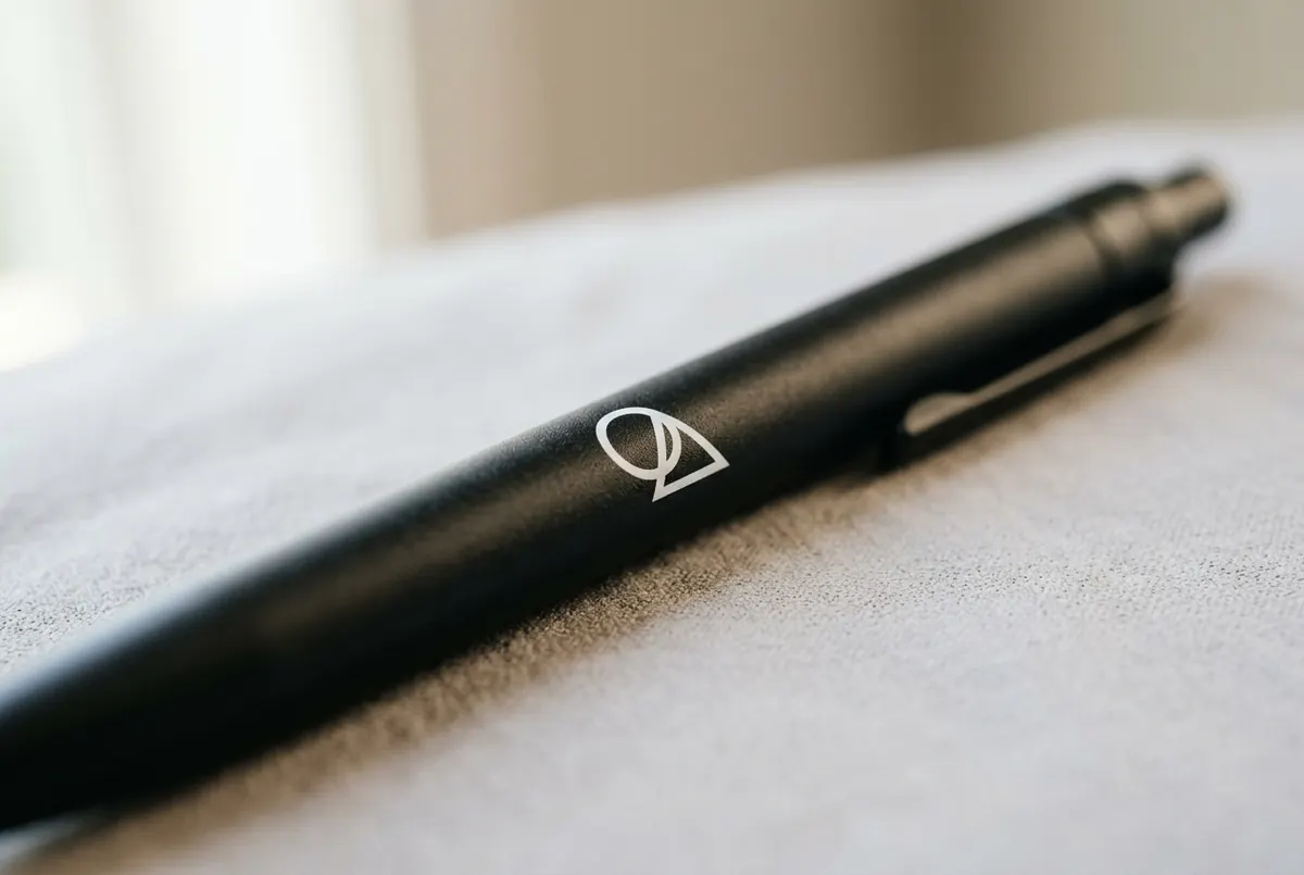 Tamponovanie: ukážkové logo urobené touto technikou